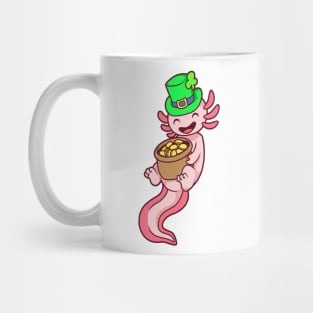 Axolotl Leprechaun - St Patricks Axolotl Mug